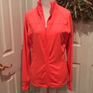 Tangerine brand full zip workout jacket